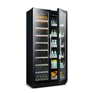 Distributeur de vin électrique en acier inoxydable encastré, réfrigérateur à boissons, R600a, contrôle de la température à deux zones pour utilisation hôtelière - Product Image 5