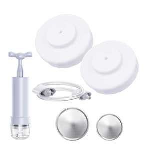 Offre Spéciale Kit de scellage <span class=keywords><strong>sous</strong></span> <span class=keywords><strong>vide</strong></span> Mason Jars à bouche large et régulière pour <span class=keywords><strong>FoodSaver</strong></span> avec tuyau et pompe accessoires - Product Image 2