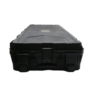 hard plastic gun case stackable tactical gun equipment case box customized logo waterproof gun protection case box