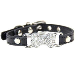 <span class=keywords><strong>Collar</strong></span> con incrustaciones de diamantes de imitación, exquisitos suministros de decoración de cristal para mascotas, joyería de cristal, suministros de accesorios para perros, gatos y cachorros - Product Image 5