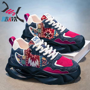 Baskets brodées durables de haute qualité pour hommes, nouveau design, chaussures épaisses personnalisées pour l'extérieur, baskets de style nouveau en gros - Product Image 1