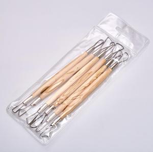 Cuchillos de alambre plano, herramientas de cerámica de arcilla, <span class=keywords><strong>8</strong></span> pulgadas, 6 unidades - Product Image 2