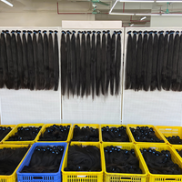 Fornitore all'ingrosso di extension di capelli umani vergini grezzi indiani e vietnamiti, non trattati, di grado 12A, con cuticole allineate al 100%