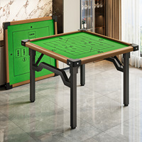 Mesa Cuadrada Plegable Multiusos - Madera Maciza y Terciopelo - Ecológica y Duradera para Comer, Jugar Ajedrez, Asar a la Leña - Pequeña para el Hogar