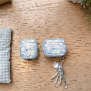 Funda con diseño de estrella de mar y concha azul para AirPods Pro 2, funda para auriculares inalámbricos Apple AirPods 2 3 4 - Product Image 4