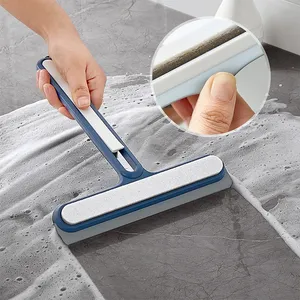 ممسحة زجاج السيليكون فرشاة تنظيف النوافذ منظف مرآة الحمام مع مقشرة دش أدوات تنظيف منزلية