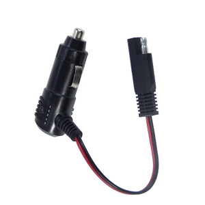 สายไฟชาร์จไฟที่จุดบุหรี่ในรถยนต์ พร้อมปลั๊กเสียบแบตเตอรี่ ซิการ์ไลท์ ฟิวส์ 3A 12v 24v ขั้วต่อแบบ Sae 2 ขา แบบปลดเร็ว - Product Image 5