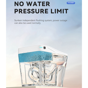 Wholesale <strong>Bathroom</strong> Accessories <strong>Floor</strong> <strong>Mounted</strong> Seat Heating Intelligent Toilet <strong>Bidet</strong> One Piece Ceramic Toilet - Product Image 3
