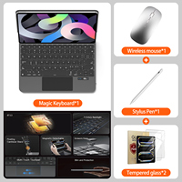 Clavier magique multifonctionnel à pavé tactile arrière RGB pour iPad Air 4e/5e génération avec souris, vente chaude