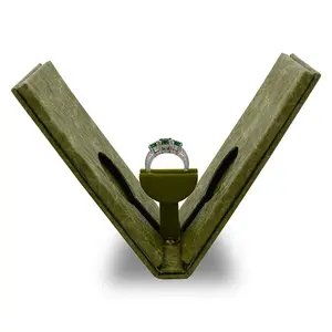 Seismo-caja de anillo personalizada, embalaje de anillo impermeable, logotipo personalizado creativo, caja de joyería de lujo - Product Image 1