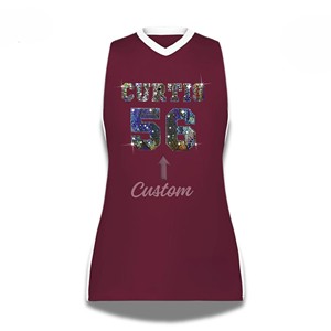 Camiseta de Baloncesto Personalizada con Lentejuelas, Nombre y Número Personalizados, Camiseta para Fanáticos - Product Image 4
