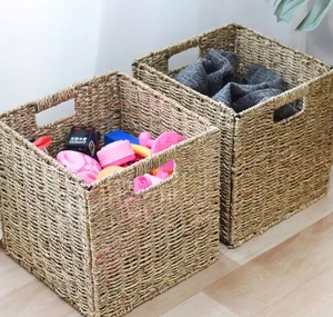 Home Storage Organization Baskets Folding Storage basket Stackable Container laundry Basket Organizer