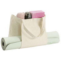 Tas Jinjing Kanvas untuk Matras Yoga Grosir dari Pabrik, Logo Custom, Kapasitas Besar, Tas Penyimpanan Matras Yoga, Tas Selempang untuk Aksesoris Fitness Gym