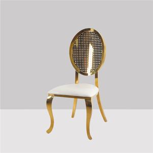 Hochwertiger <span class=keywords><strong>MadeGood</strong></span> Moderner Goldener Edelstahl-Esszimmerstuhl für Zuhause, Büro, Apartment, Schule, Außenbereich und Gartenmöbel - Product Image 3