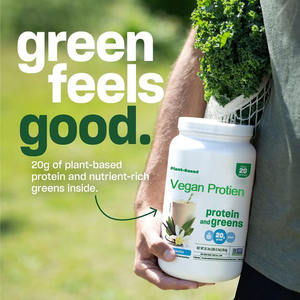 פרטי תווית ירוק אבקת טבעוני אבקה טבעונית ללא פפטיד חלבון אפון - Product Image 5