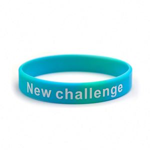 Pulsera de Silicona Inspiradora con Frases, Regalo para el Mes de la Gratitud, Apta para Trabajadores Sociales - Product Image 3