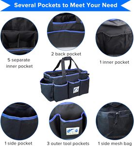 Échantillon gratuit : Sac à outils de jardinage pour hommes et femmes, sac de rangement domestique, sac à outils de jardinage avec sac à outils artisanal - Product Image 3