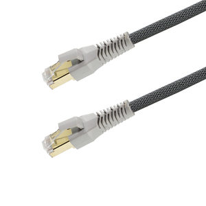 สายแพทช์ Cat 6 STP กิกะบิต / สายอินเทอร์เน็ต RJ45 แบบมีฉนวนป้องกัน, สายเครือข่ายแบบถักที่ทนทาน / โมเด็มสวิตช์ศูนย์ข้อมูล - Product Image 1