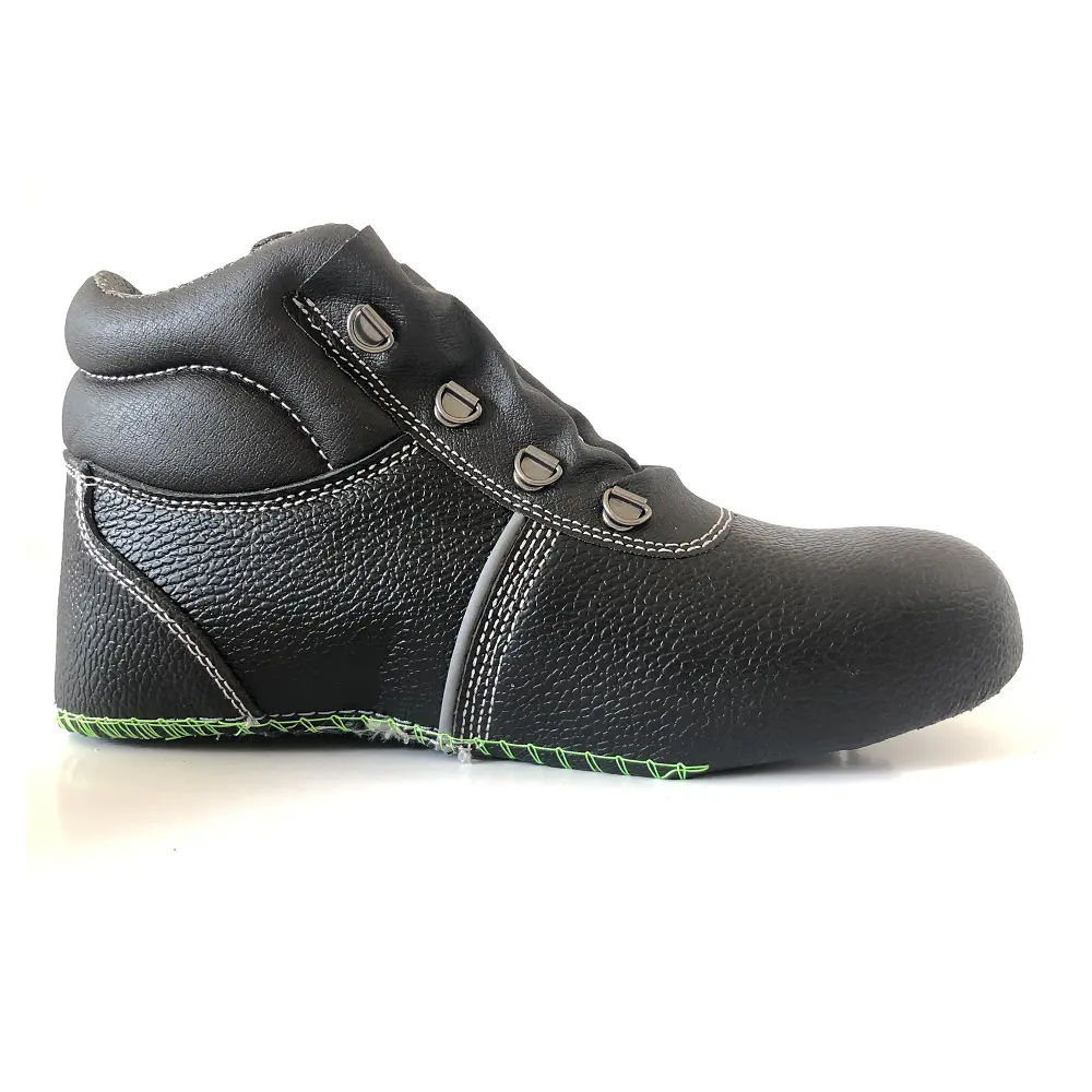 Genuine Leather Upper For Safety Shoes Safety Work Boots With Steel Toe