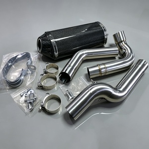 Pot d'échappement pour moto Honda CBR600RR <span class=keywords><strong>CBR</strong></span> <span class=keywords><strong>600</strong></span> RR <span class=keywords><strong>F5</strong></span> 2003-2015 CBR1000RR 2004-2007, système d'échappement avec tuyau de liaison - Product Image 2