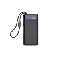 Banque d'alimentation de grande capacité 20000mAh, charge rapide universelle, banque d'alimentation mobile portable pour l'extérieur