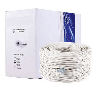 305เมตร Cat6 CCA ทองแดงหุ้มสายอีเธอร์เน็ตอลูมิเนียม FTP ป้องกันความเร็วกิกะบิตพร้อม POE สนับสนุน Cat6 UTP Cable 305M ทองแดงบริสุทธิ์ - Product Image 1
