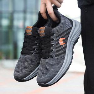 Nero Rosso Colore Della Maglia della Gomma Traspirante Uomini Scarpe Da Ginnastica di Moda, Scarpe Scarpe Sportive Comode - Product Image 2