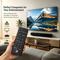 Control Remoto para Barra de Sonido JCXK RCT5021, 21 Teclas, Control IR con Teclado de Silicona Suave, Alimentado por CR2025, Venta al Por Mayor de Fábrica OEM ODM