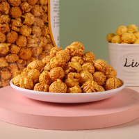 Grosir Penjualan Panas 120g Camilan Popcorn Sehat Rasa Karamel/Susu Produsen Makanan Popcorn