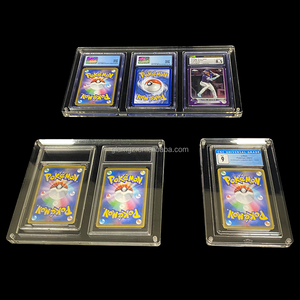 Protecteur de carte en acrylique transparent résistant aux UV, plaque magnétique en plexiglas, étui pour cartes à collectionner Pokémon - Product Image 1