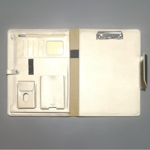 Portadocumenti in Pelle PU Idrorepellente, Organizer Multifunzione per Documenti Aziendali, Portablocco con Porta Carte per Ufficio - Product Image 3