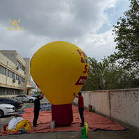 Ballons à air chaud gonflables pour la décoration publicitaire extérieure, ballons à air chaud gonflables populaires pour les événements, en vente