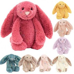 Peluche Lapin Doux à Longues Oreilles en Coton PP avec Doublure en Maille, Personnalisable, Cadeau d'Anniversaire pour Enfants - Jouet Anti-Stress Certifié EN71 - Product Image 1