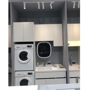 <span class=keywords><strong>Mueble</strong></span> de Lavadero con Lavabo Grande de Diseño Moderno y Espacio <span class=keywords><strong>para</strong></span> <span class=keywords><strong>Lavadora</strong></span> - Product Image 3