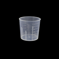 Juego de 3 Cucharas Medidoras de PP Transparente de Grado Alimenticio de 30 ml, Aptas para Lavavajillas, Estilo Corto y Grueso