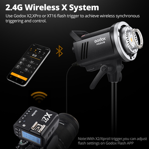 <span class=keywords><strong>Flash</strong></span> de studio photo léger avec monture Bowens, récepteur sans fil intégré 2,4 GHz, 300 W, Ms300v - Product Image 3