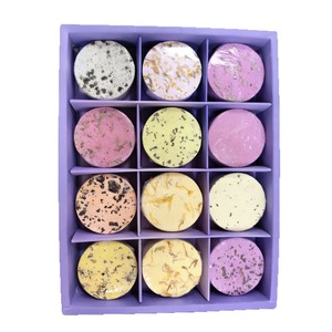 Tablettes de douche aromatiques transfrontalières, 12 ensembles en boîte, rondes, apaisantes, aux huiles essentielles parfumées <span class=keywords><strong>pour</strong></span> la salle de bain - Product Image 5