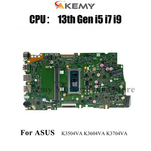เมนบอร์ดแล็ปท็อป X1505VA สำหรับ <span class=keywords><strong>Asus</strong></span> <span class=keywords><strong>VivoBook</strong></span> X1505V K3504VA K3604VA K3704VA K3504ZA เมนบอร์ด X1505VA K3604ZA รุ่น13th <span class=keywords><strong>I9</strong></span> I7 I5 - Product Image 2