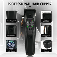 Tondeuse à cheveux rechargeable PRITECH Custom New Hair Cut Machine, 9000 tr/min, professionnelle, haute vitesse, avec rasoir.