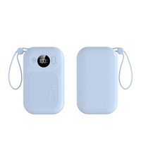 Banco de Energía Portátil de 20000 mAh, Cable de Carga Rápida de 22.5 W, Nuevo Diseño, Entrada USB de Alta Capacidad, Pantalla LED, Gran Capacidad