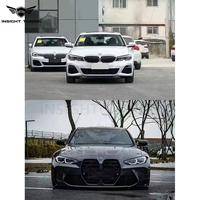 Nouveauté très vendue pour la série 3 G20/G28/G80 M3 Kit carrosserie large avec diffuseur à clipser et tuyau d'échappement, clips inclus