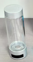 Tasse droite argentée