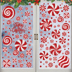 Pegatinas Navideñas de <span class=keywords><strong>Minecraft</strong></span> de Alta Calidad para Ventanas, Calcomanías Modernas de PVC Removibles para Decoración del Hogar, Sala de Estar y Dormitorio - Product Image 4