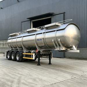 Semi-remorque citerne chimique robuste de 40 000 L pour le transport d'ammoniac et d'eau pour liquides industriels corrosifs – Grande capacité - Product Image 3