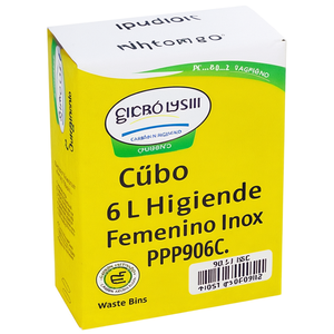 Cubo 6 L per Igiene Femminile in Acciaio Inox Lucido PP0006C - Product Image 2