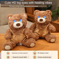 Peluche parlante robot IA pour enfants, ours Teddy, racontant des histoires, conversation vocale, cadeau, peluches intelligentes avec IA