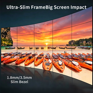 55/65 Inch 0.35mm Lcd Splicing Screen Multiple 4K Resolution Thin <b>Display</b> LCD Video <b>Wall</b> Front Maintenance AY-VW-055A Ultra Narr - Product Image 2
