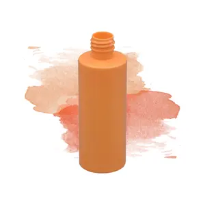 100毫升塑料瓶制造橙色化妆品平肩定制彩色乳液瓶