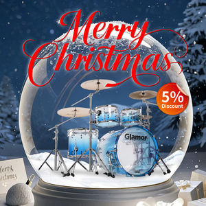 Batería Acústica Profesional <span class=keywords><strong>de</strong></span> <span class=keywords><strong>Jazz</strong></span> Glamor, Instrumento Musical, Kits <span class=keywords><strong>de</strong></span> Calidad Prémium - Product Image 2