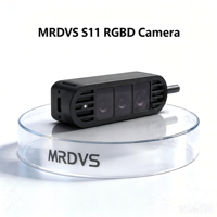 Caméra MRDVS S11 DToF RGB-D, détection 6m, précision 1cm, alliage d'aluminium gris, temps de réponse 10ms, fixation directe par vis arrière
